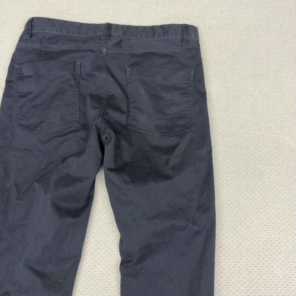 Theory Pants Mens 33x30 Cotton Blend Slim Fit Chino Preppy Office Casual